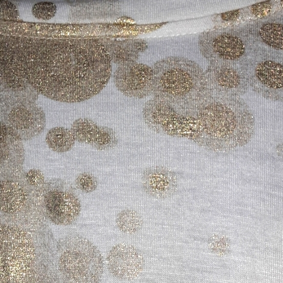 SAKS LIOR PARIS WHITE GOLD TOP NEW! - Picture 5 of 5